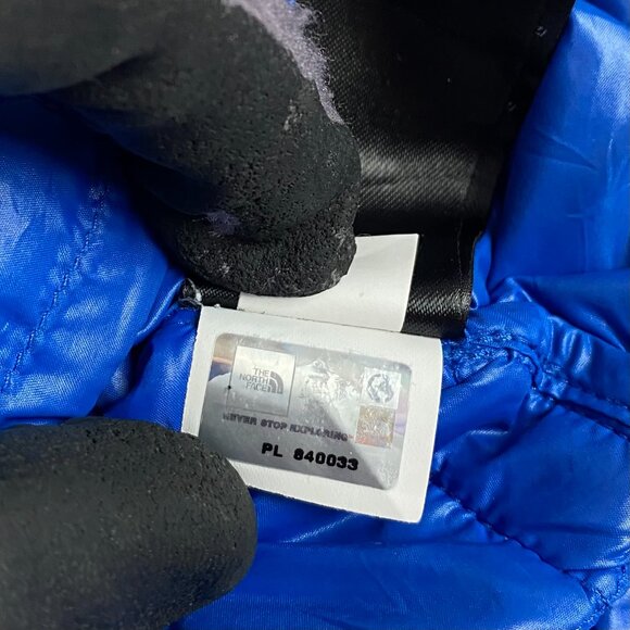 The North Face Thermoball Jacket Mens XL Blue Puffer Packable Quilted Lightweigt - Picture 7 of 10